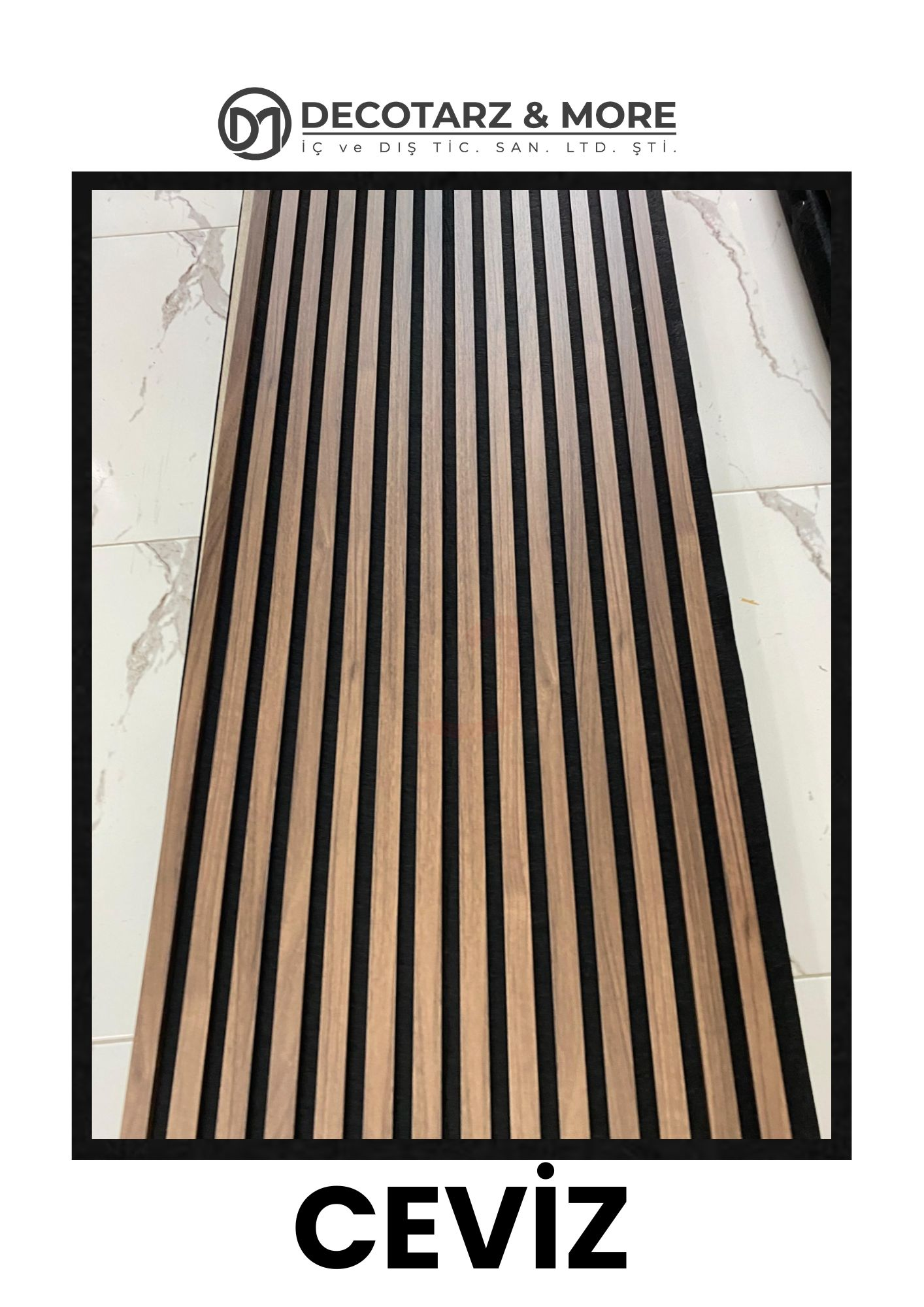 AKUSTİK KEÇELİ PANEL CEVİZ